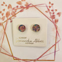 Samantha Abbott's - Glass Stud Earrings