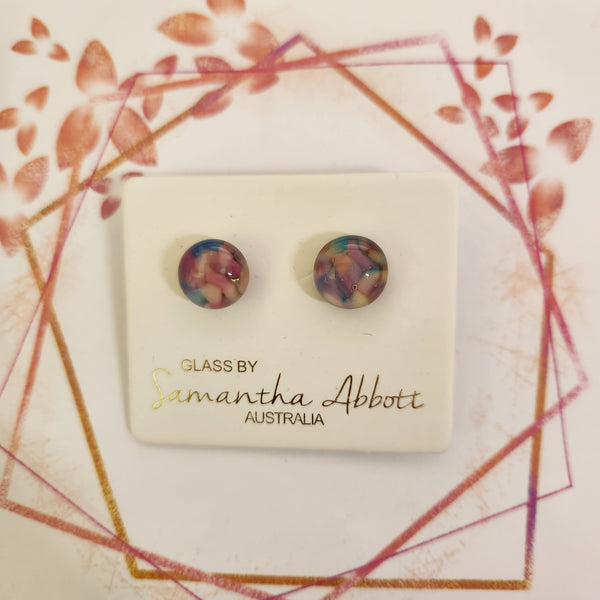Samantha Abbott's - Glass Stud Earrings