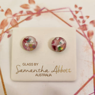 Samantha Abbott's - Glass Stud Earrings