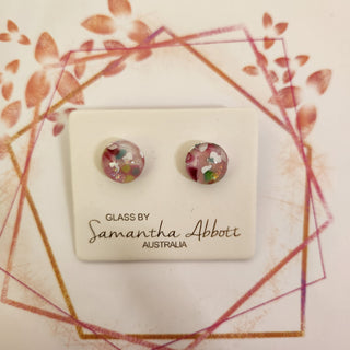 Samantha Abbott's - Glass Stud Earrings