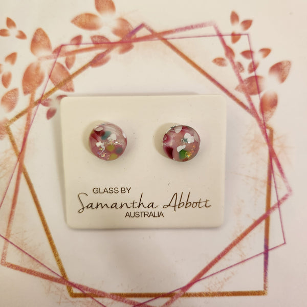 Samantha Abbott's - Glass Stud Earrings