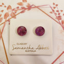Samantha Abbott's - Glass Stud Earrings
