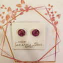 Samantha Abbott's - Glass Stud Earrings