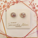 Samantha Abbott's - Glass Stud Earrings