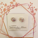 Samantha Abbott's - Glass Stud Earrings