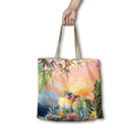 Lisa Pollock  Shopping Bag - Love Bird Sunset