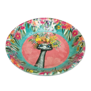 Lisa Pollock Melamine Salad Bowl - Aussie Animals