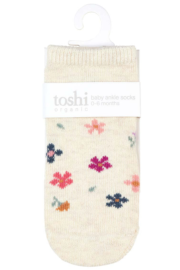 Toshi Organic baby socks - Wild Flowers