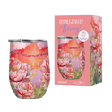 Double Walled Stainless Steel Bevvy - Coral Peony