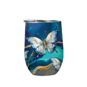 Double Walled Stainless Steel Bevvy - Tranquil Butterflies