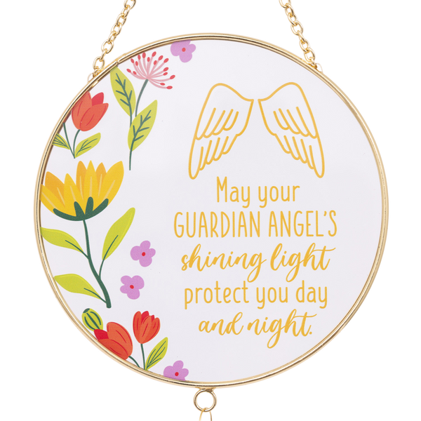 Glass Suncatcher - Guardian Angel