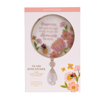 Glass Suncatcher - Happiness
