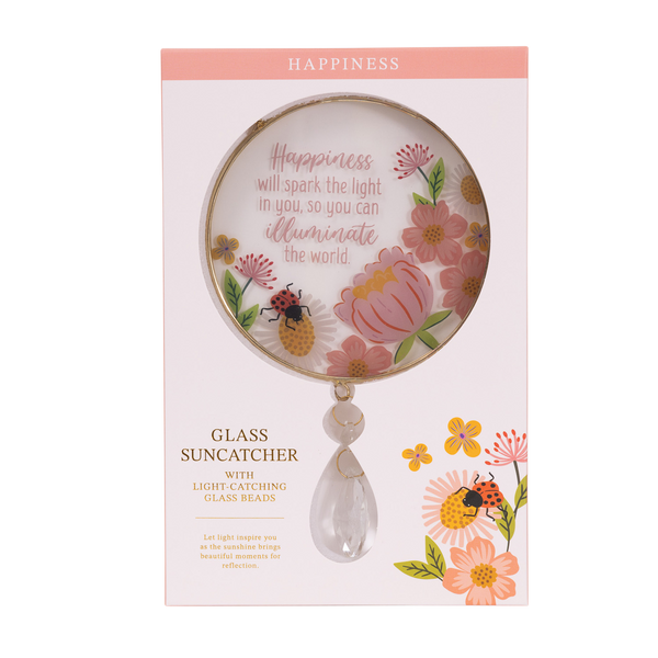 Glass Suncatcher - Happiness
