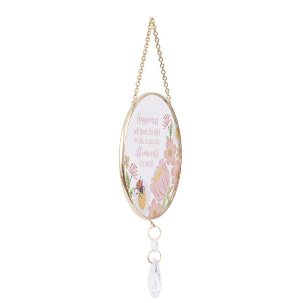 Glass Suncatcher - Happiness