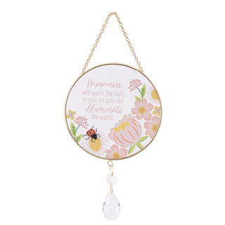Glass Suncatcher - Happiness