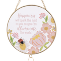 Glass Suncatcher - Happiness