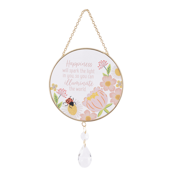 Glass Suncatcher - Happiness