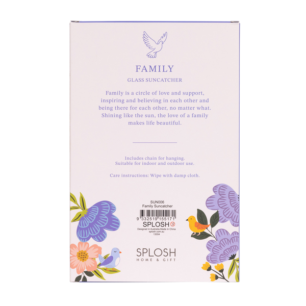 Glass Suncatcher - Family