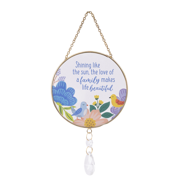 Glass Suncatcher - Family
