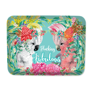 Lisa Pollock Small Melamine Tray - Flocking Fabulous