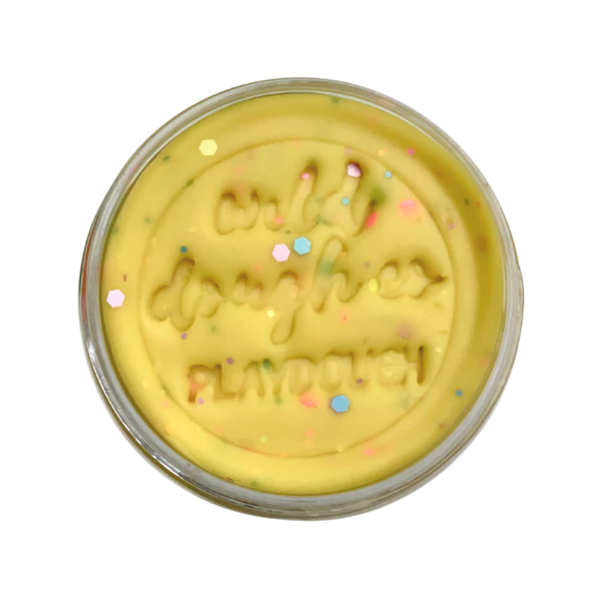 Wild Dough - Glitter Pastel Playdough - Sunshine Lollipop