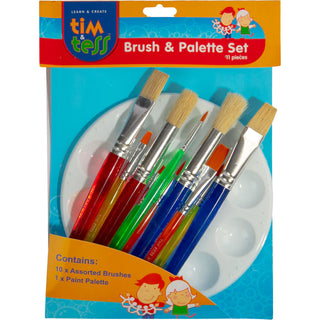 Tim & Tess Brush & Palette Set for Kids 