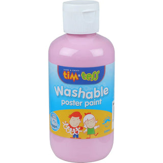 Tim & Tess Washable Poster Paint 250ml - Pink from Cambrelle's