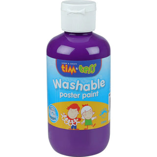 Tim & Tess Washable Poster Paint 250ml - Purple from Cambrelle's