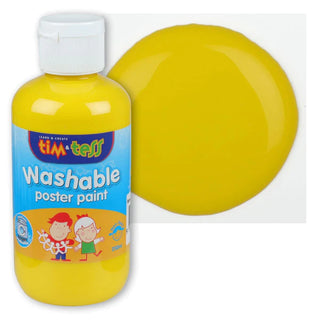 Tim & Tess Washable Poster Paint 520ml - Yellow from Cambrelle's