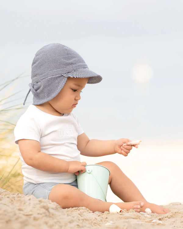 Toshi Flap Cap Baby - Periwinkle