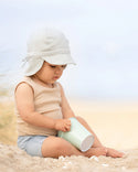 Toshi Flap Cap Baby - Sage