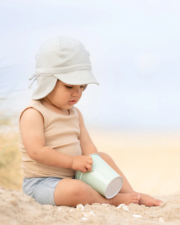 Toshi Flap Cap Baby - Sage