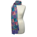 Lisa Pollock Satin Reversible scarf - Dragonfly