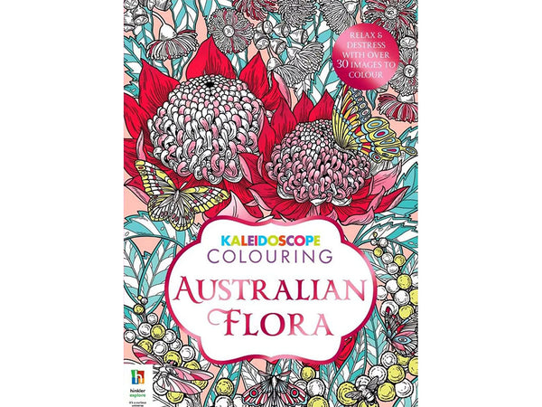 Kaleidoscope Colouring - Australian Flora