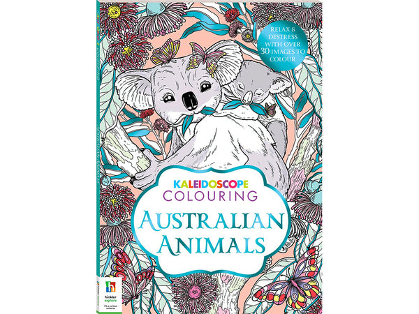 Kaleidoscope Colouring - Australian Animals
