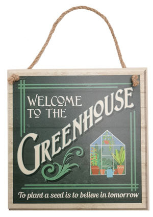At home vintage sign - Greenhouse