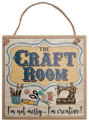 At home vintage sign - Craft Room