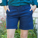 Green Hip Womens Original Shorts Blue