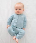 Lummi in colour - Bamboo Growsuit - Dusk Blue
