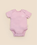 Lummi in colour - Bamboo Short Sleeve Body suit - Lavender