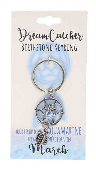 March Birthstone Keyring