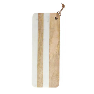 Mira Rectangle Marble Wood Board