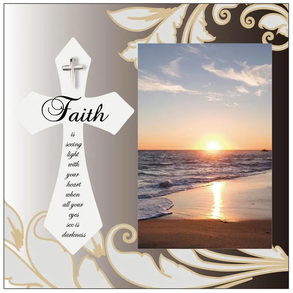 Gods Grace Glass Photo Frame - Faith