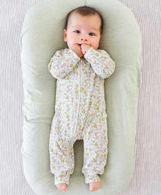 Lummi in colour - Organic Cotton Growsuit - Daisies