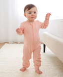 Lummi in colour - Organic Cotton Growsuit - Heather Pink
