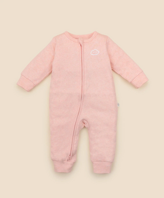 Lummi in colour - Organic Cotton Growsuit - Heather Pink