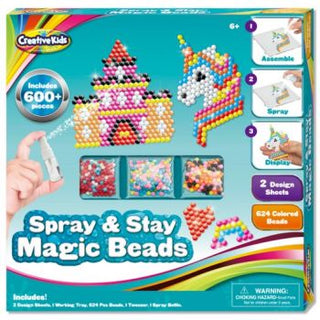 Creative Kids - Castle & Unicorn Spray & Stay Magic Beads