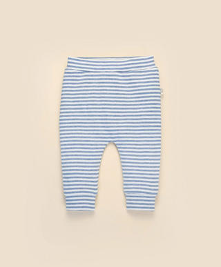 Lummi in colour - Organic Cotton Leggings - Blue Stripes