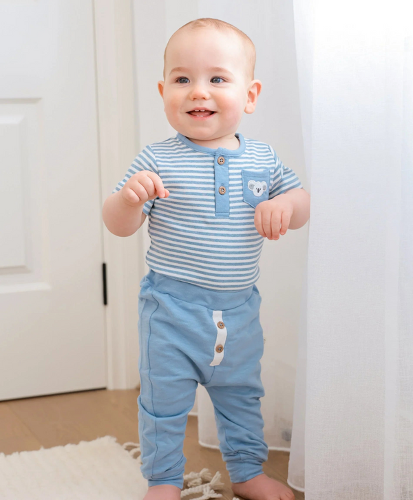 Lummi in colour - Organic Cotton Leggings - Sky Blue