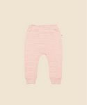 Lummi in colour - Organic Cotton Leggings - Heather Pink Stripes
